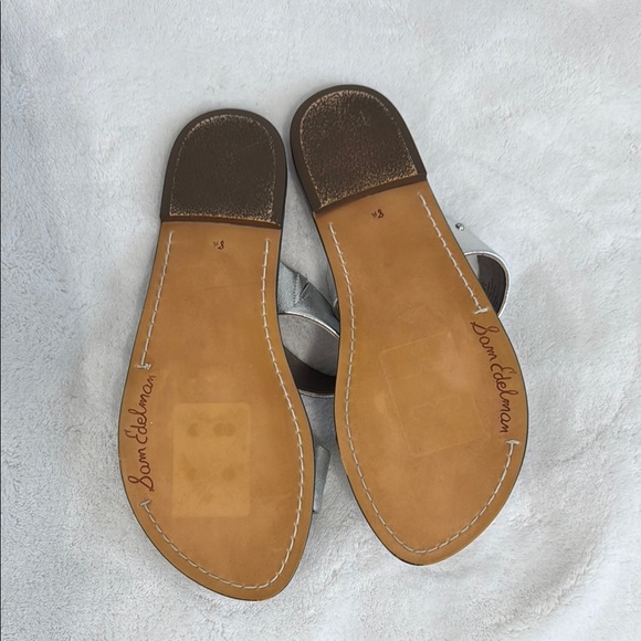 Sam Edelman Gala Silver Sandals - Picture 3 of 7